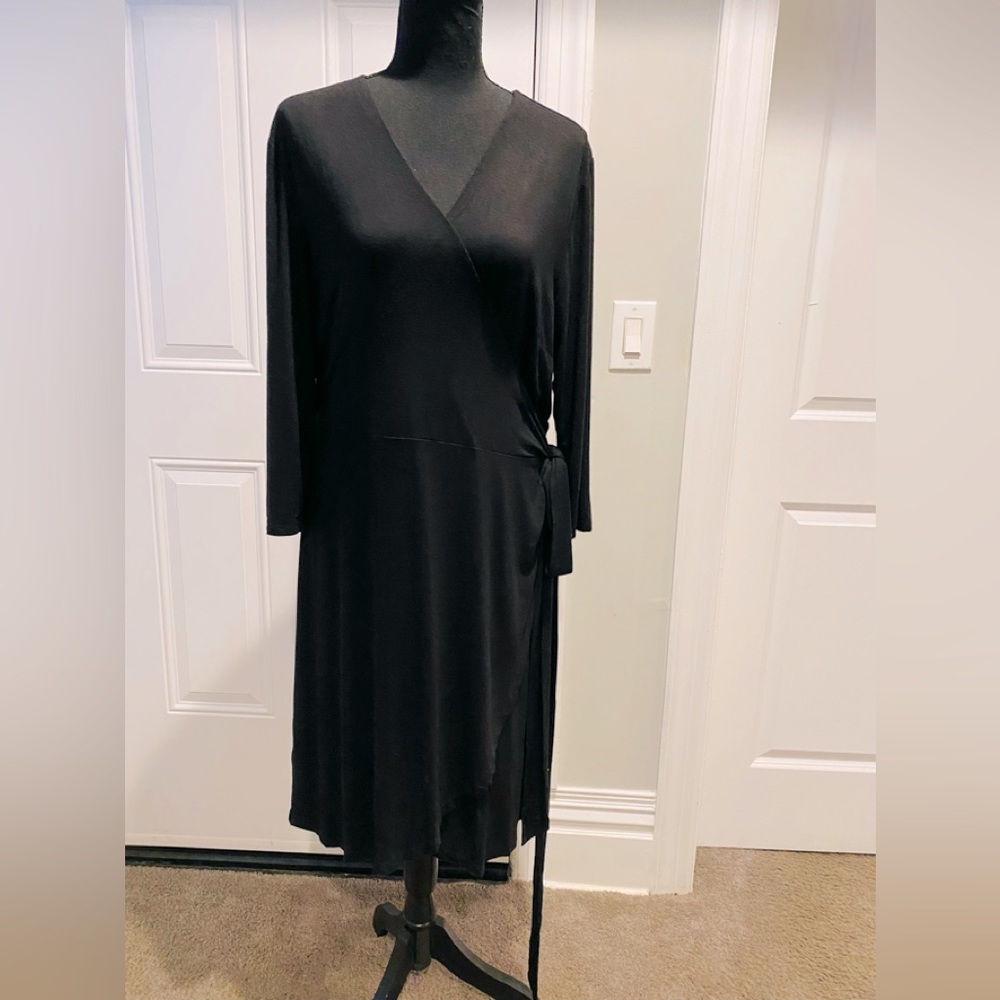 Black Wrap Dress
